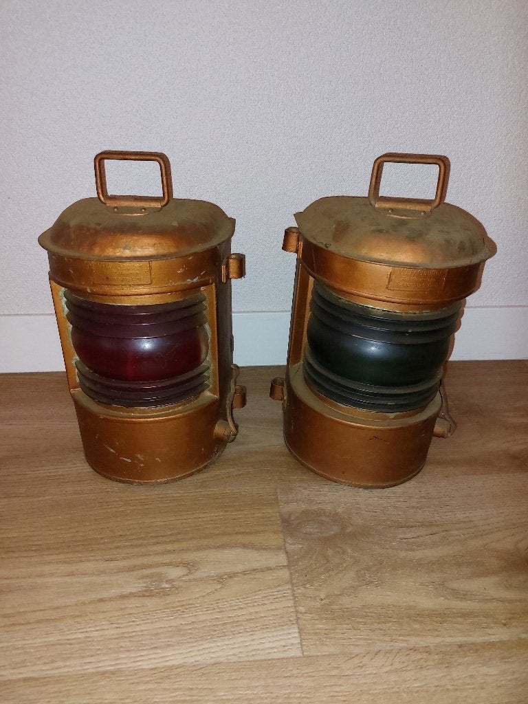 heklicht lampen oud schip boot, Ophalen of Verzenden