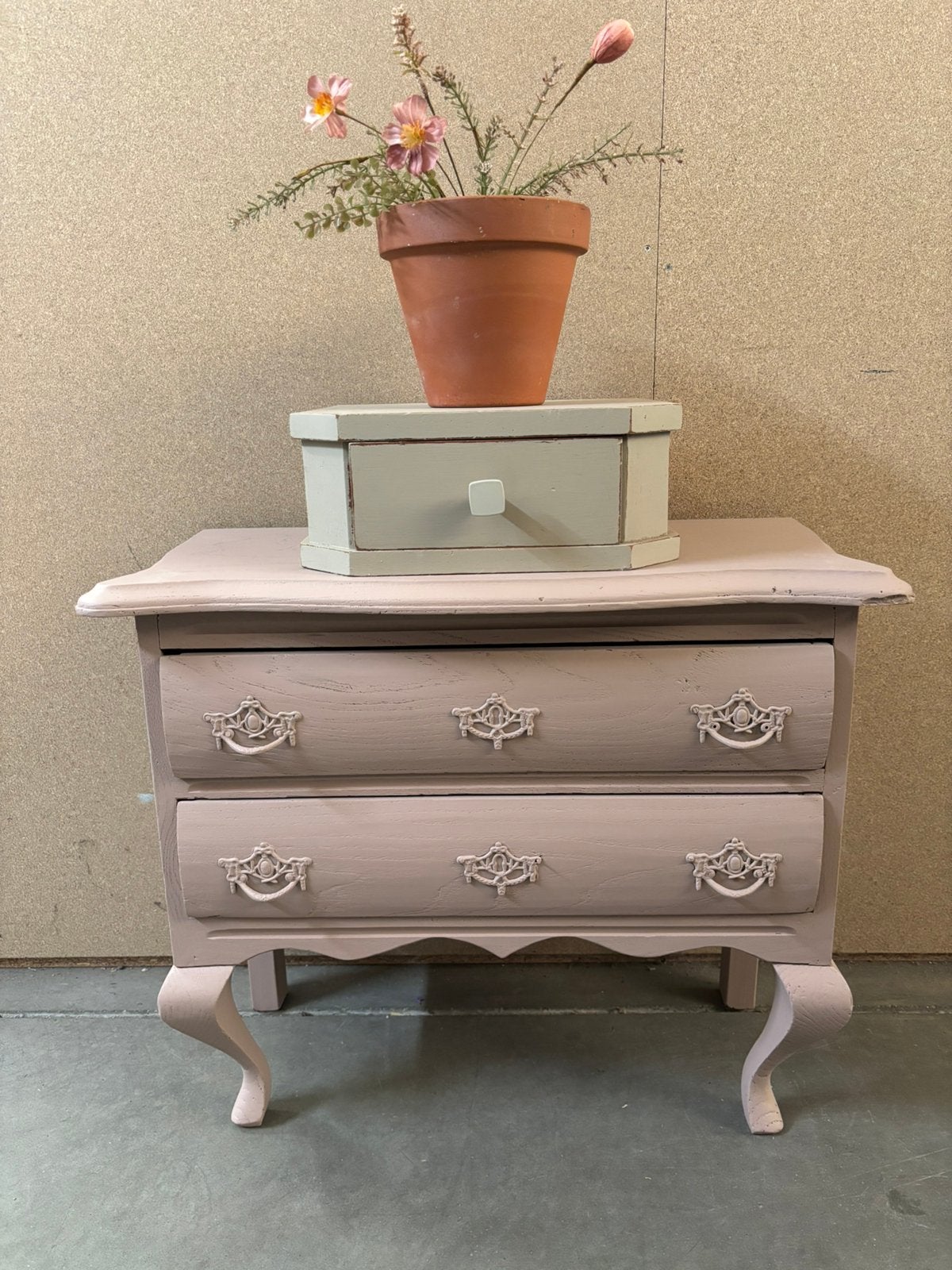 Brocante ladekast, Huis en Inrichting, Kasten | Ladekasten, Ophalen, Studio Larilo, 1 of 2 laden, Eikenhout