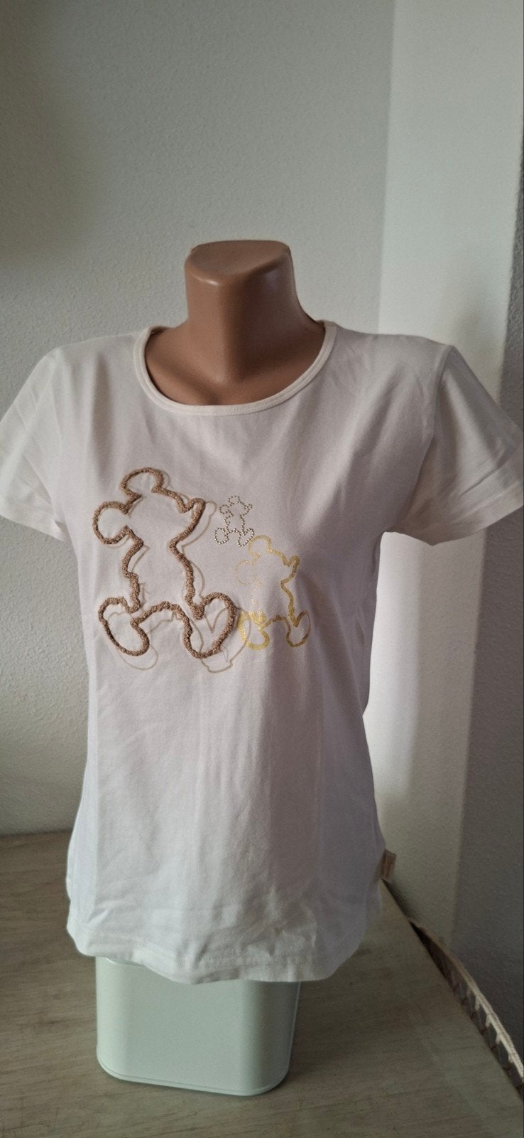 T-shirt Disneyland Paris maat 38/40, Kleding | Dames, T-shirts, Maat 38/40 (M), Disneyland Paris, Wit, Ophalen of Verzenden