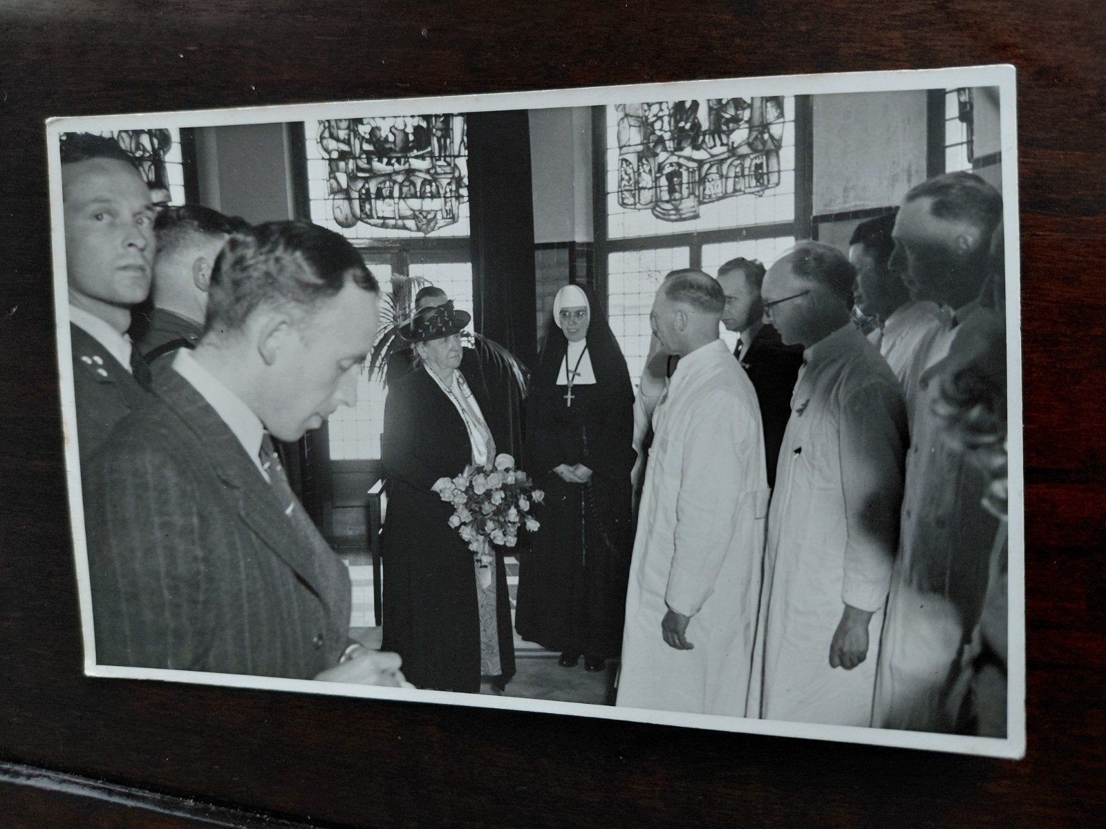 Koningin Wilhelmina bezoekt Nijmegen, Ophalen of Verzenden, Gebruikt, Nederland, Kaart, Foto of Prent