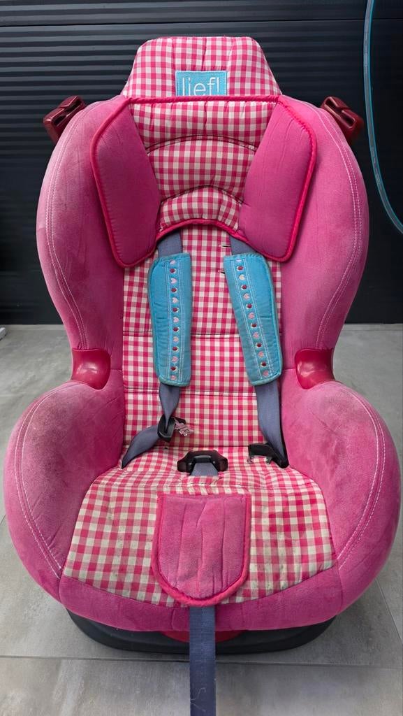 Gratis Lief autostoel roze, 0 t/m 18 kg, Slaapstand, Ophalen, Overige merken