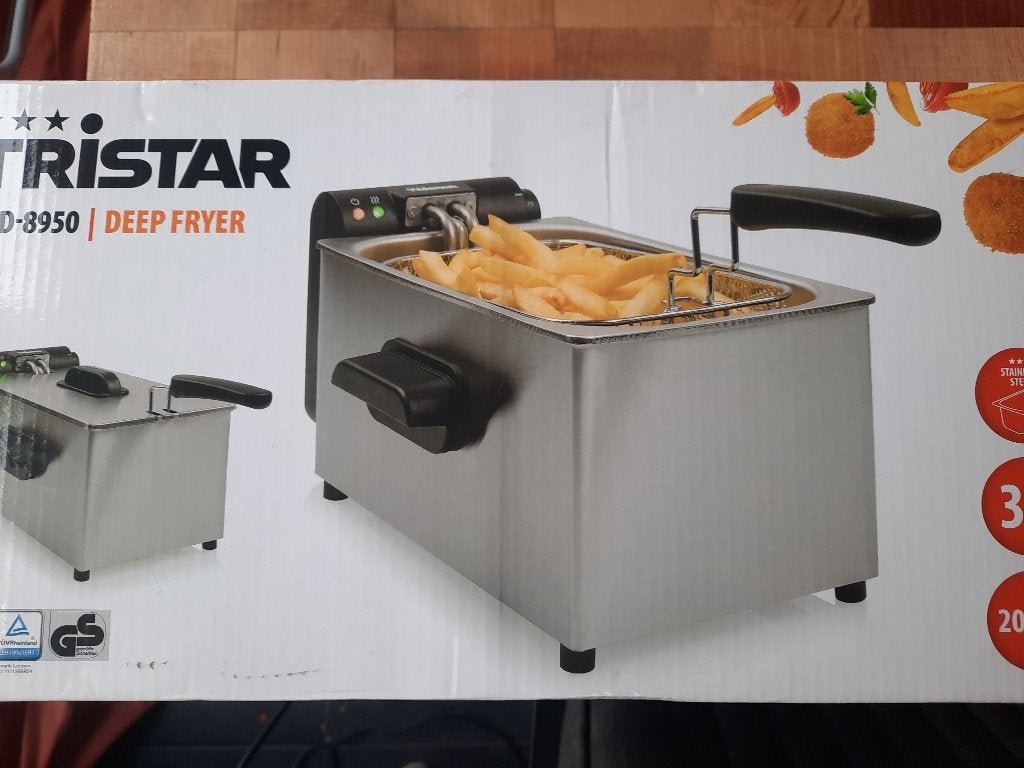 Tristar Frituur, Witgoed en Apparatuur, Frituurpannen, 3 tot 4 liter, Ophalen, Nieuw, Uitneembare binnenpan