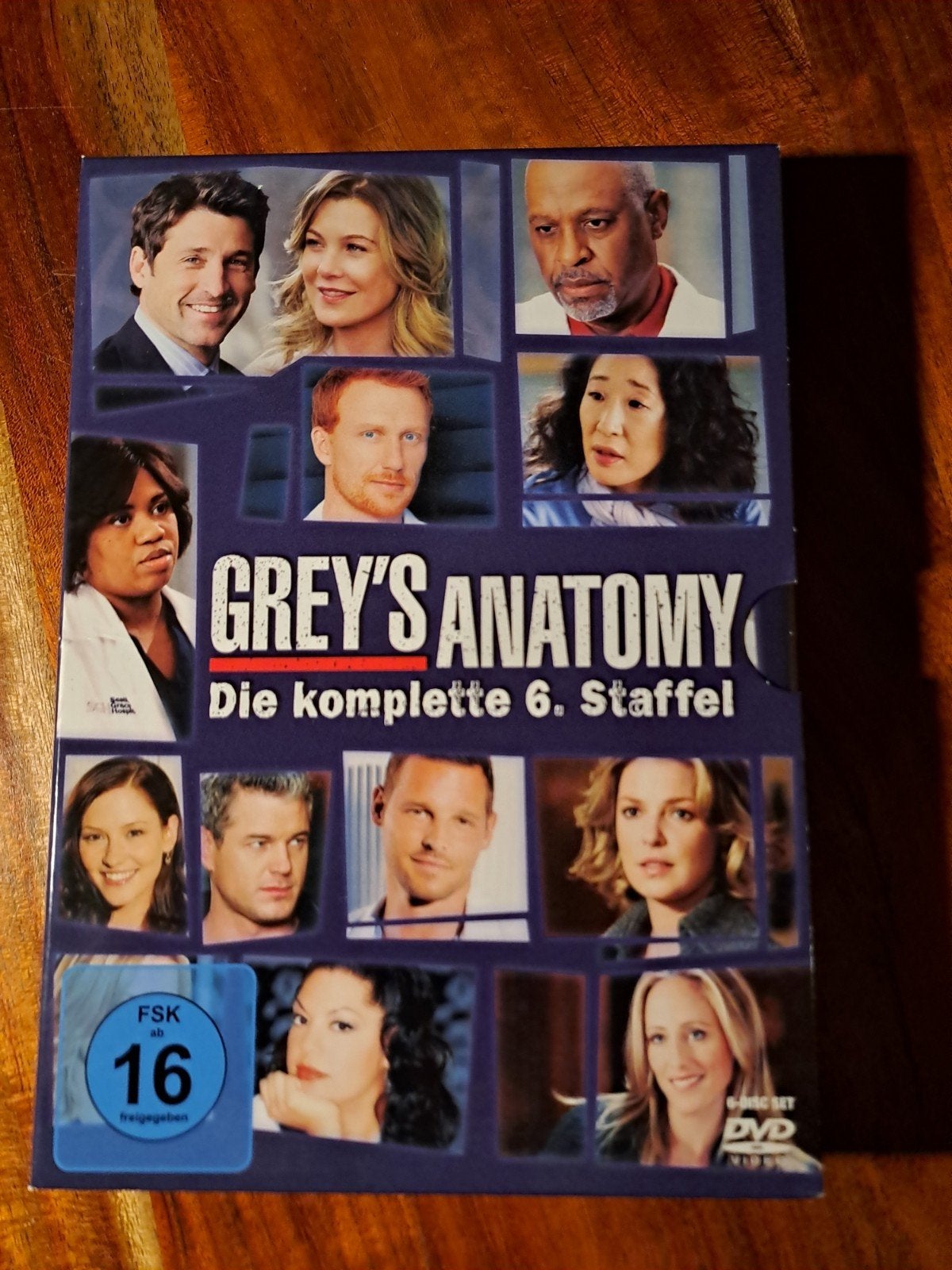 6 dvd, Grey's Anatomy - De complete 6. Staffel, Cd's en Dvd's, Bonusmateriaal, Vanaf 16 jaar, Nederlands, Drama