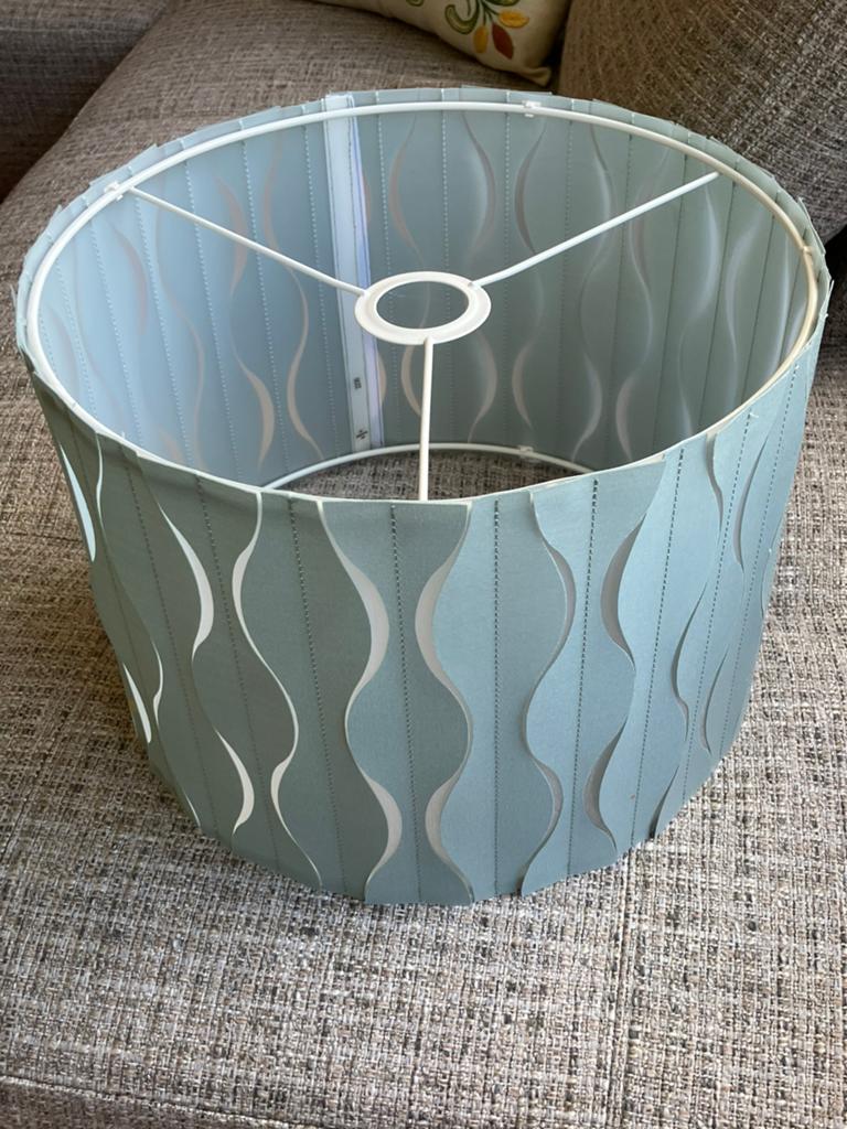 Loknas lampenkap IKEA, 25 tot 50 cm, Blauw, Rond, Ophalen of Verzenden
