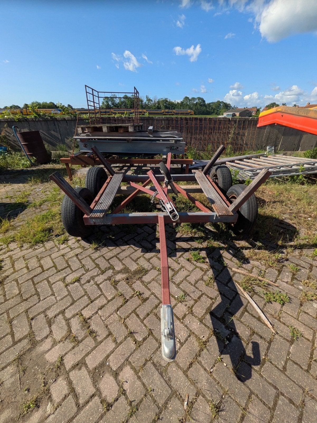 Schuit verkocht.albin motor te koop., Watersport en Boten, Sloepen, Ophalen, Binnenboordmotor, Zo goed als nieuw, 8 m