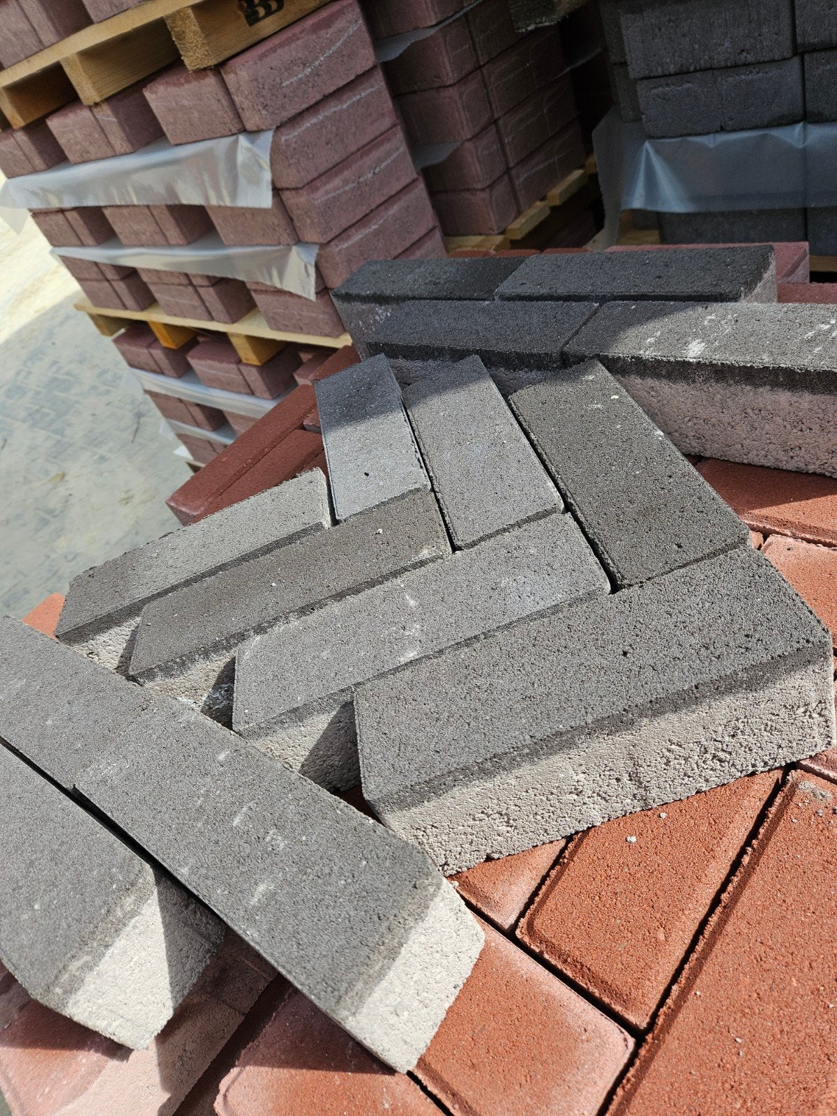 dikformaat 8cm cm mangaan, Tuin en Terras, Ophalen of Verzenden, Nieuw, Beton, Klinkers