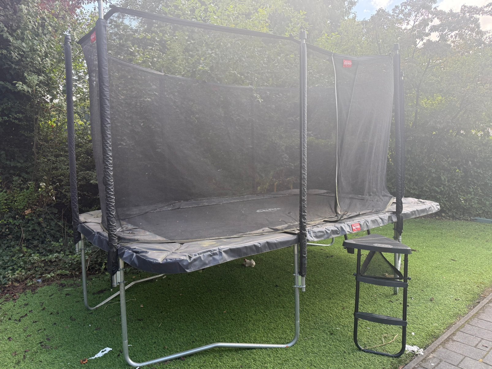 Berg Trampoline 410 x 250 cm, Antraciet