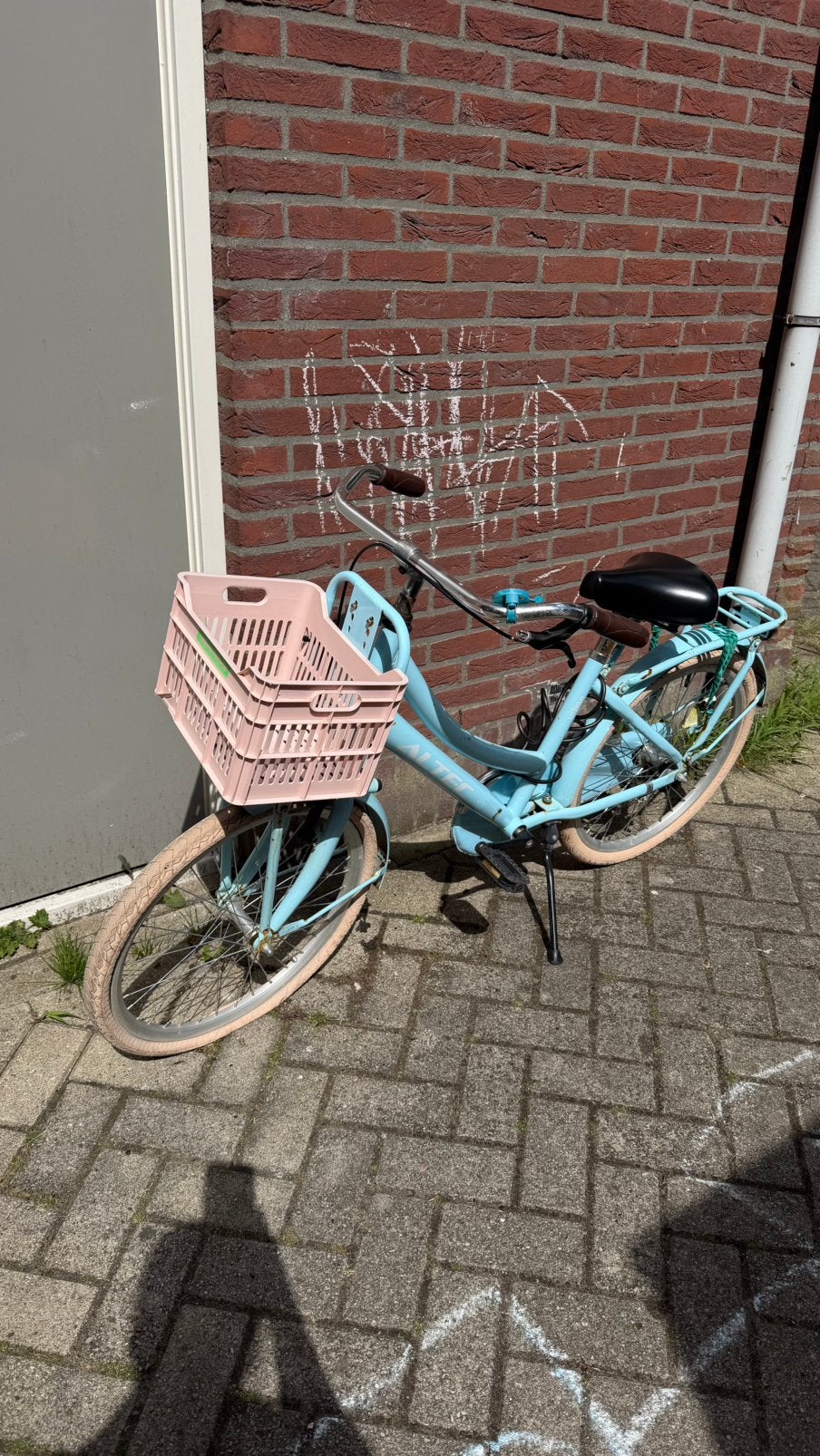 Meisje fiets, Fietsen en Brommers, Fietsen | Meisjes, Ophalen, Gebruikt, 20 inch