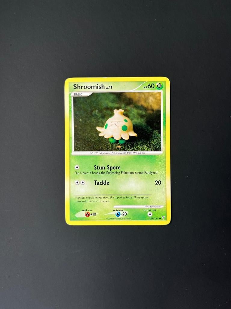 Pokémon kaart Shroomish 127/147, Ophalen of Verzenden, Zo goed als nieuw, Losse kaart