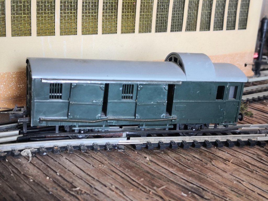 Modeltrein trix-express wagon bagage wagon, Gebruikt, Gelijkstroom, Trix, Wagon