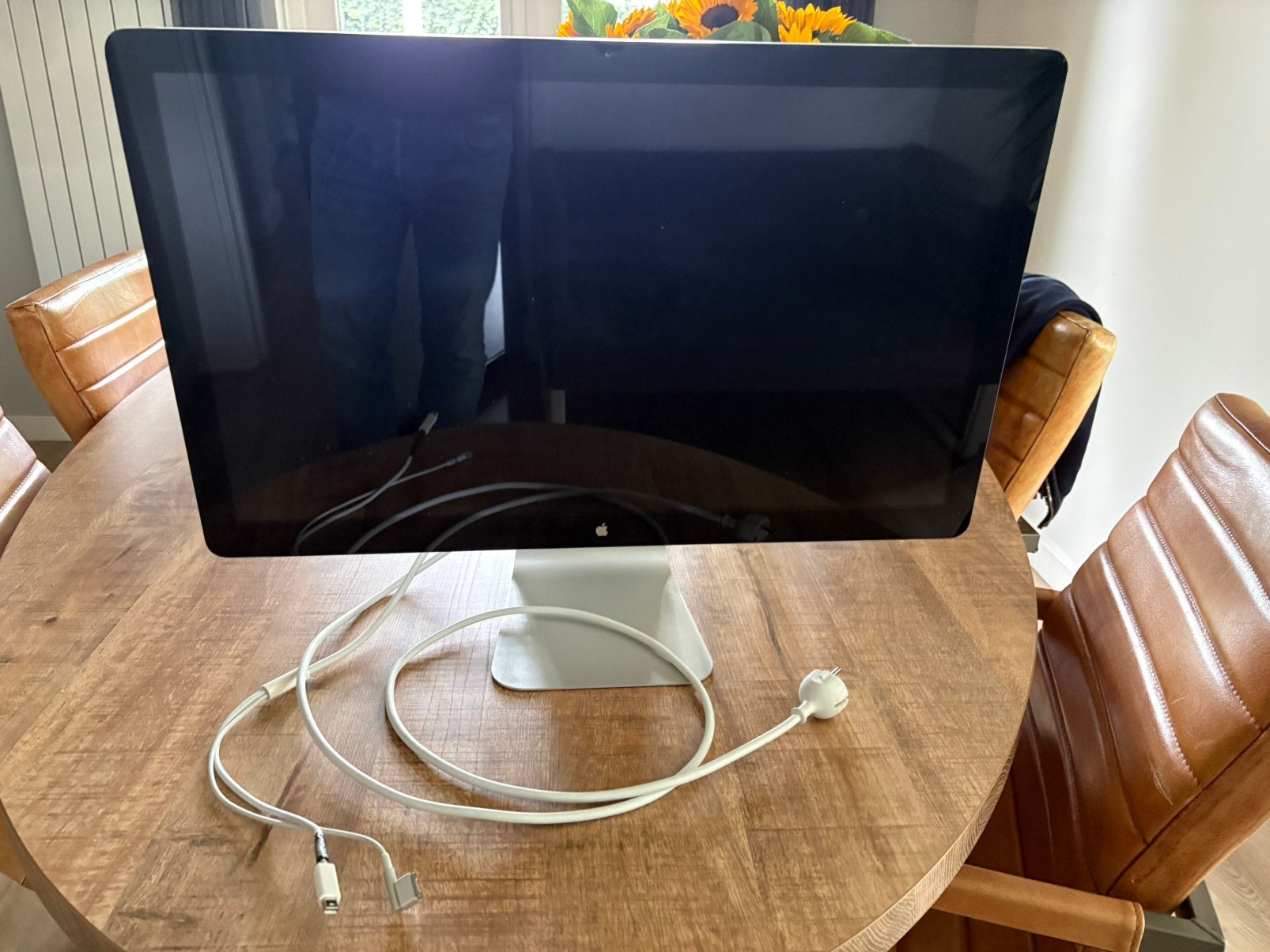 Apple Thunderbolt Display 27 inch (2560x1440), Computers en Software, Ophalen, Gebruikt, IPS, Kantelbaar
