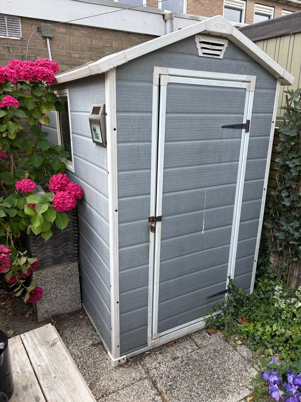 Keter Tuinhuisje - Compact en Duurzaam, Tuin en Terras, Tuinhuizen, Kunststof, Gebruikt, Tuinhuis, Minder dan 200 cm