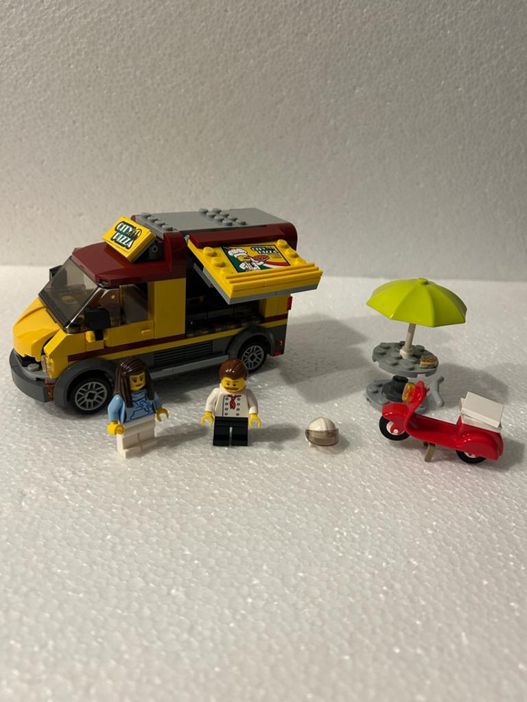 Lego city 60150 pizza bestelwagen, Kinderen en Baby's, Speelgoed | Duplo en Lego, Zo goed als nieuw, Lego, Complete set, Compleet