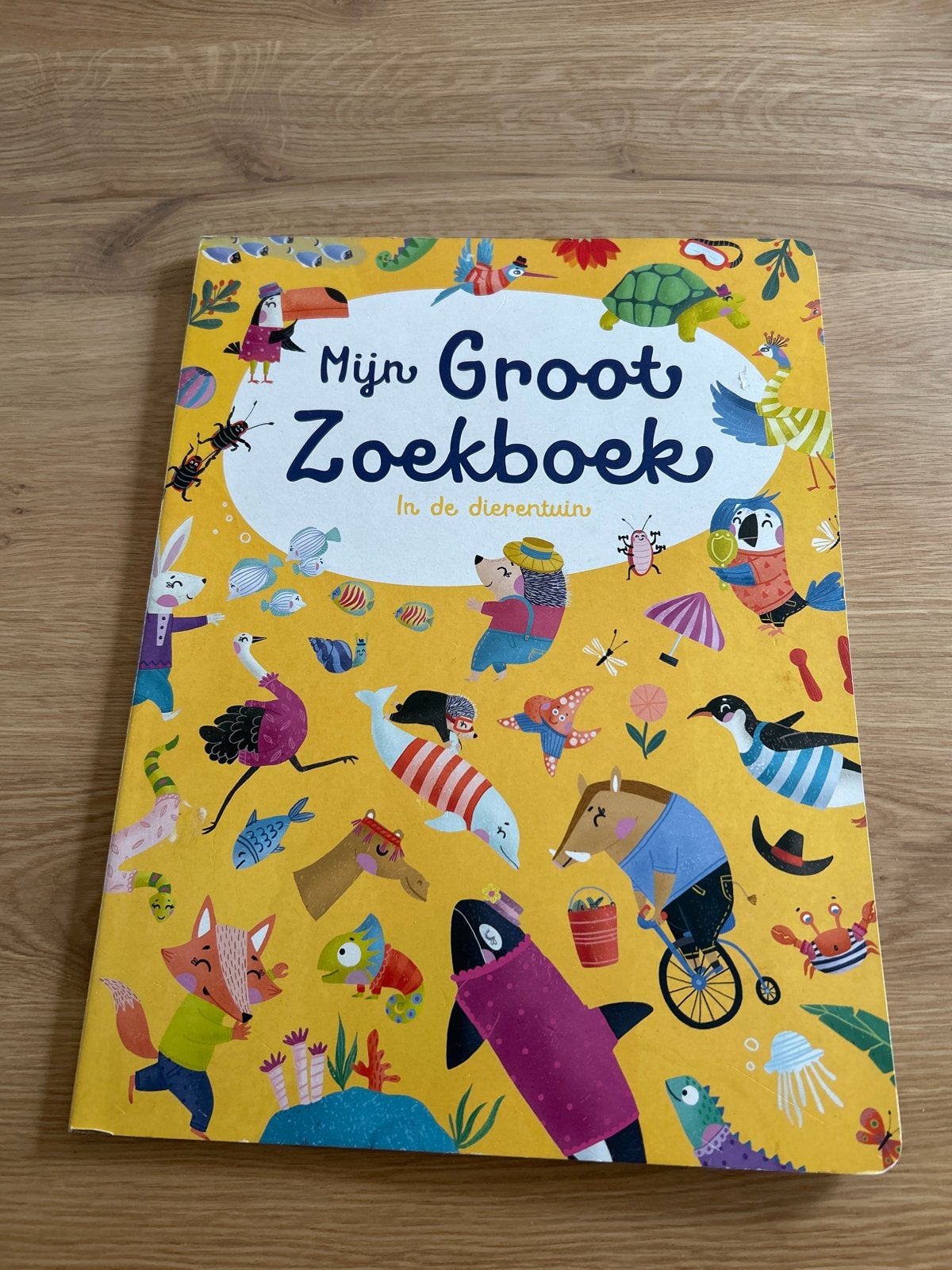 Mijn Groot Zoekboek: In de dierentuin, Boeken, Ophalen of Verzenden, Zo goed als nieuw, Uitklap-, Voel- of Ontdekboek, 2 tot 3 jaar
