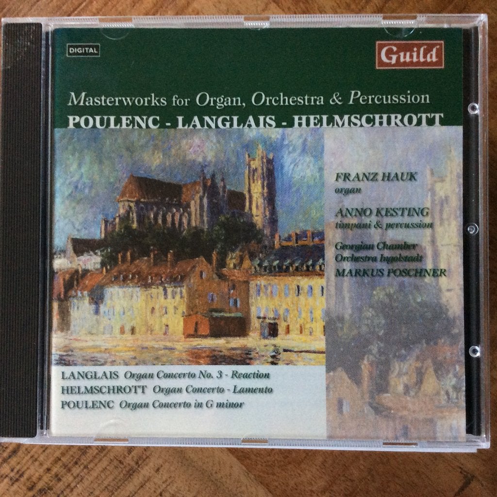 Orgel, orkest, slagwerk - Poulenc, Langlais, Helmschrott, Ophalen of Verzenden, Zo goed als nieuw, Album, Overige typen