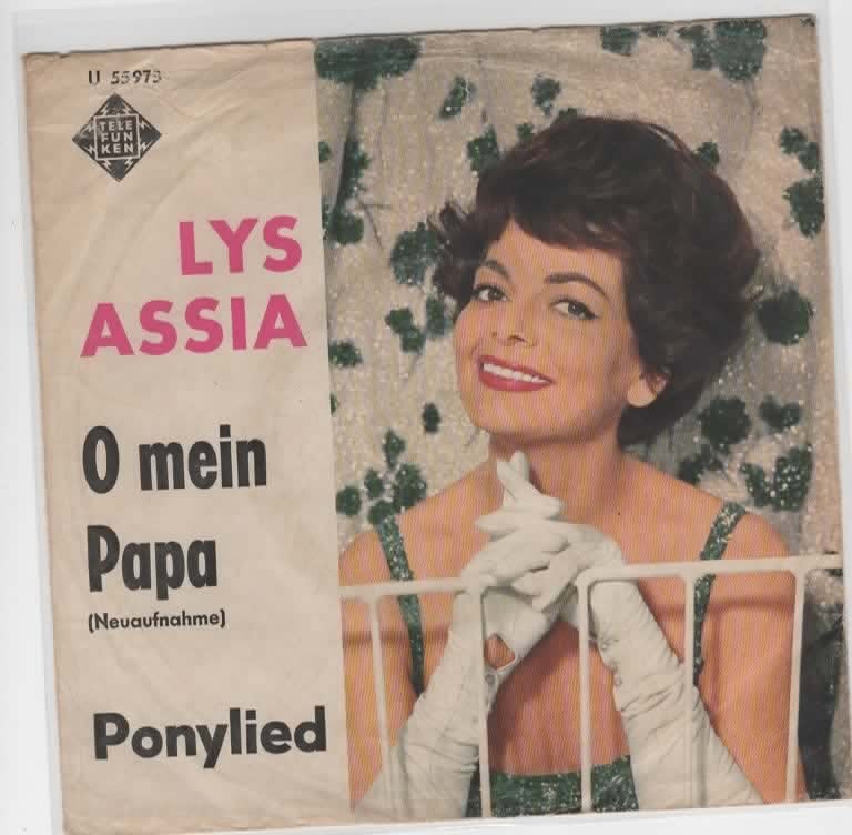 Lys Assia- O Mein Papa, Verzenden, 7 inch, Zo goed als nieuw, Pop