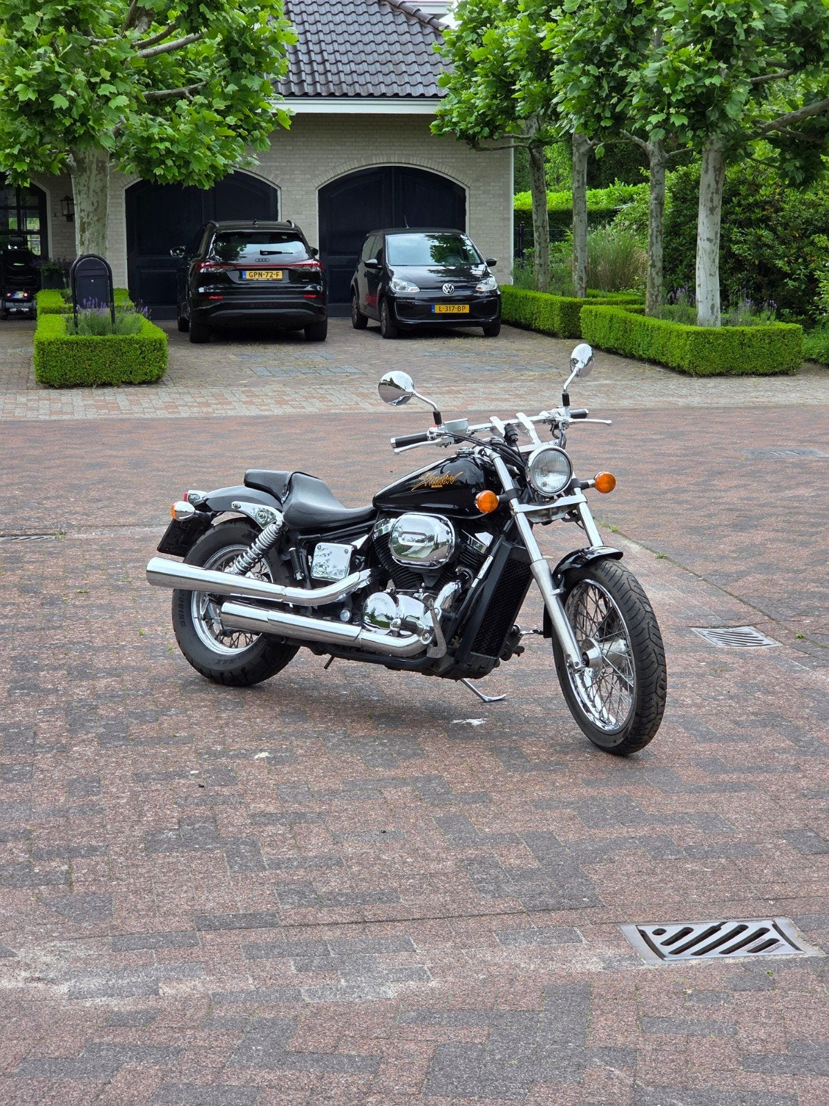 Honda Shadow 750 Black Widow, Ophalen, Gebruikt