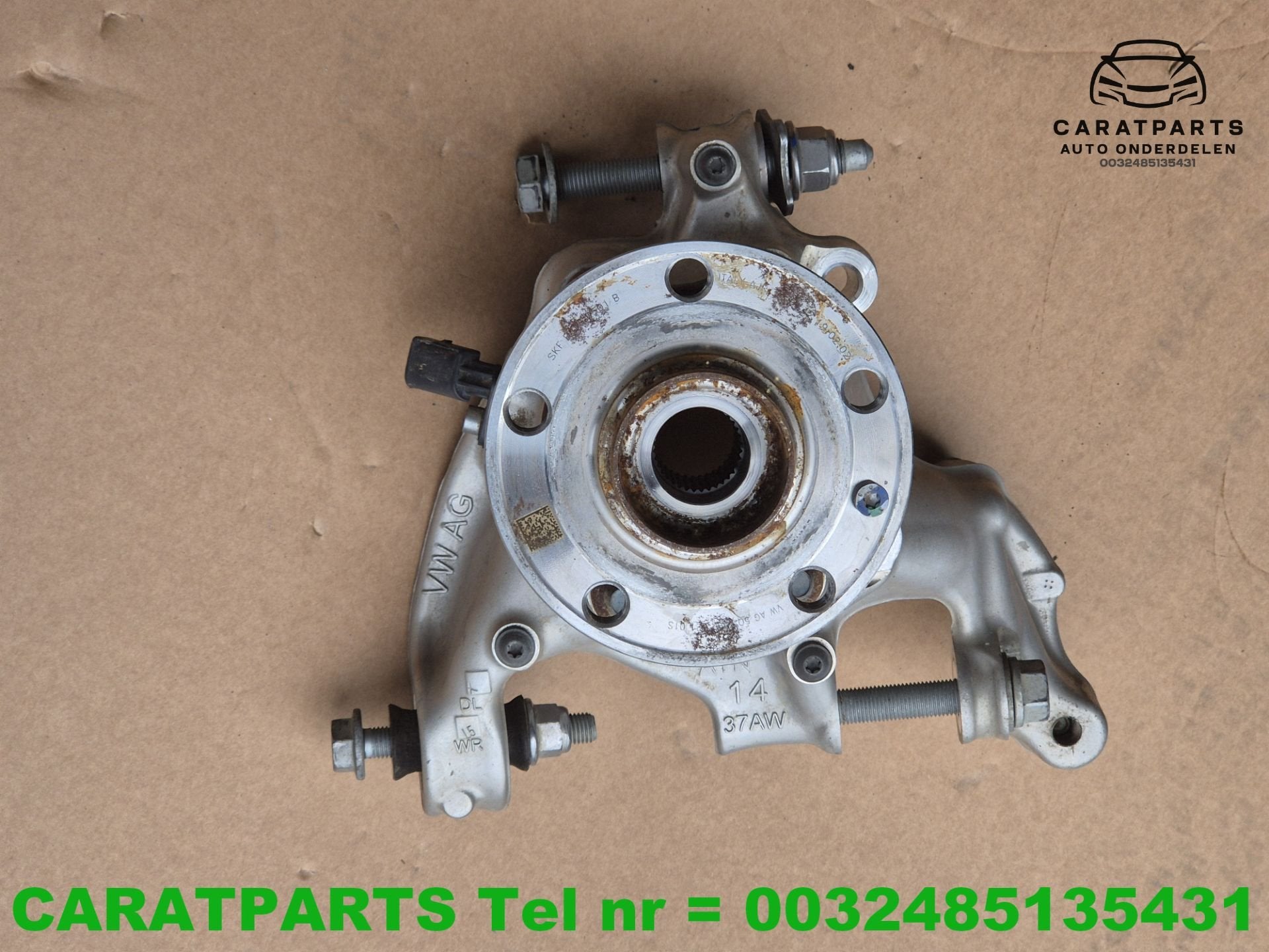 5QS505436E Tayron fusee Terramar wiellagerhuis Tiguan CT1 Q3, Gebruikt, AUDI AG, Auto-Union-Strasse 1
85045  Ingolstadt, DE, Ophalen of Verzenden