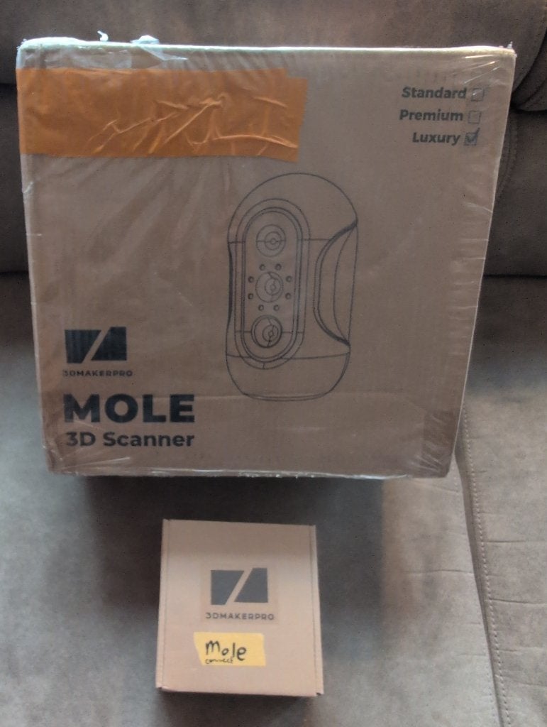 3DMakerpro Mole Luxury + Connect + 4m kabel | 3D scanner, Computers en Software, Scanners, Ophalen of Verzenden, Nieuw, 3dMakerPro