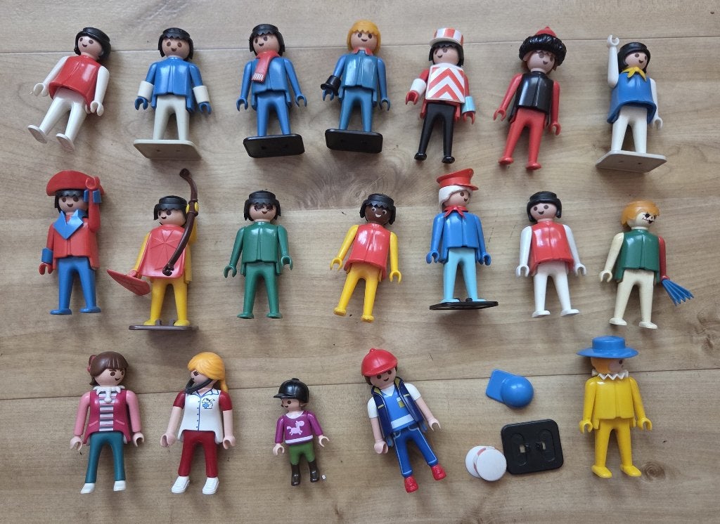 Vintage Playmobiel 1974 diverse poppetjes €2.00 p/s, Ophalen of Verzenden, Gebruikt, Losse onderdelen, Figuren
