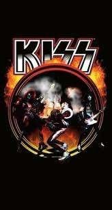 Vintage 'Kiss' metalen Bord + Metallica Slayer AC/DC Death, Verzamelen, Ophalen of Verzenden, Nieuw, Poster, Artwork of Schilderij