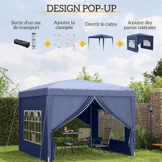 Tuinpaviljoen – Paviljoen – Partytent – Gazebo – Tuinprieel, Corvance B.V., Verzenden, Nieuw, Corvancebol@gmail.com