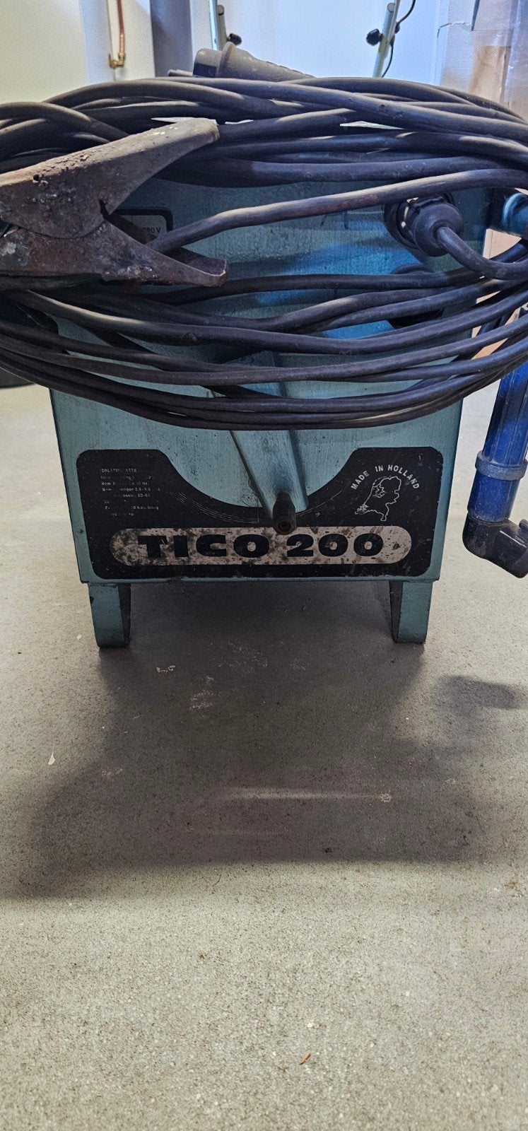 Tico 200 lasapparaat met toebehoren, Ophalen, Gebruikt, 150 tot 250 ampère, Elektroden