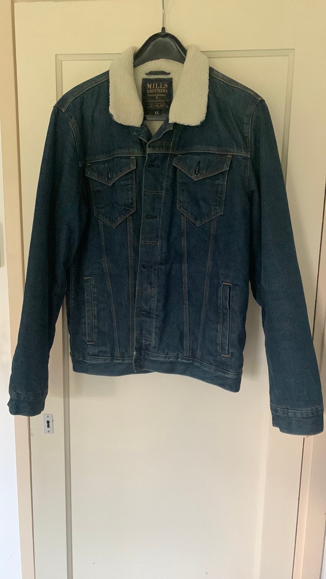 Spijkerjas maat XL, Ophalen of Verzenden, Zo goed als nieuw, Maat 56/58 (XL), Blauw