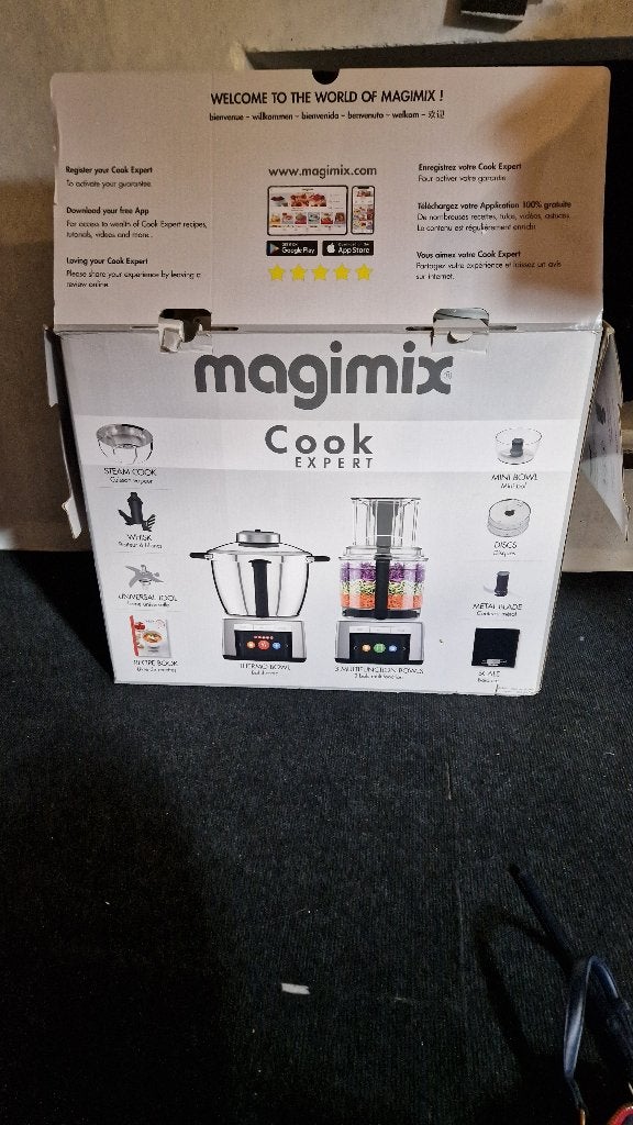 Magimix cook expert set, 4 liter of meer, Ophalen of Verzenden, Zo goed als nieuw, 3 snelheden of meer
