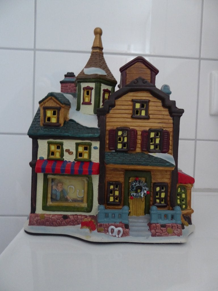 Dickensville - Hoefijzer smit - Ik ruim alles op, Diversen, Kerst, Ophalen of Verzenden, Zo goed als nieuw