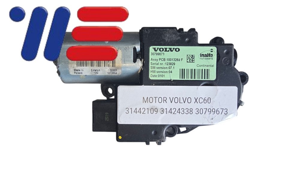 Schuifdak motor volvo  XC60 II ('17-'22)  INALFA, Gebruikt, Ophalen of Verzenden, Volvo