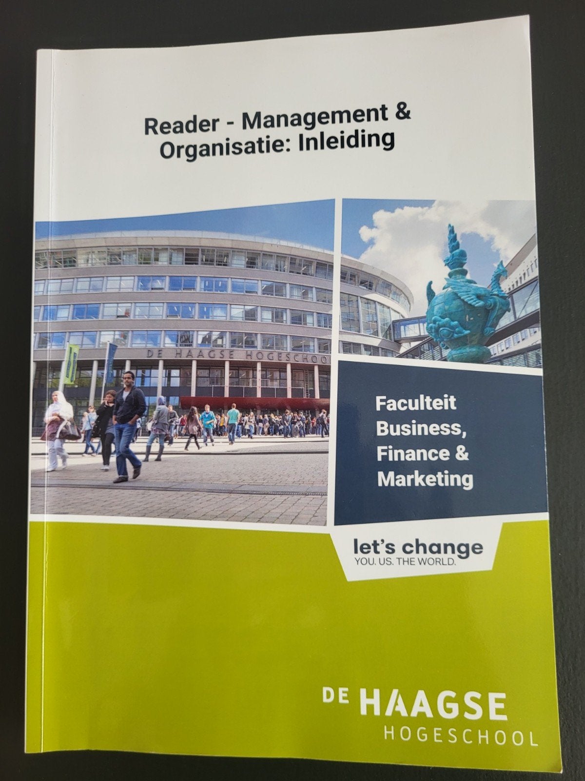 Reader Management & Organisatie: Inleiding-Haagse Hogeschool, Zo goed als nieuw, De Haagse Hogeschool, Gamma, HBO