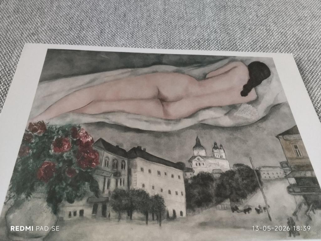 Ansichtkaart Marc Chagall - Ongelopen  details zie Foto's., Verzamelen, Ophalen of Verzenden