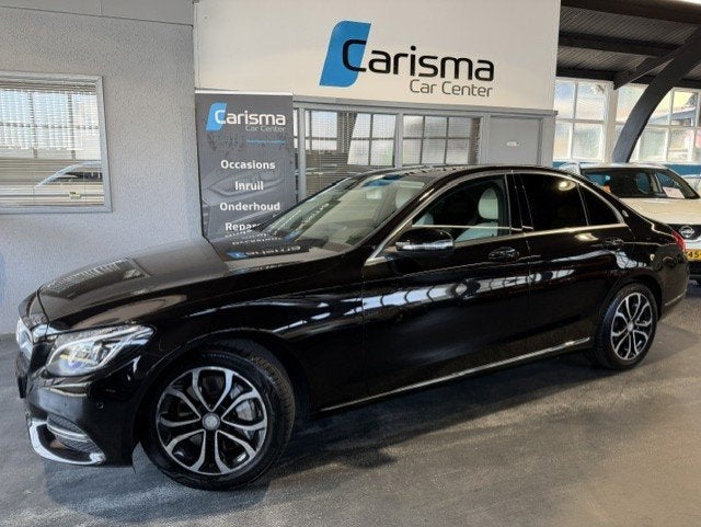 Mercedes-Benz C-klasse 350 e Lease Edition|Navi|Camera|Dakra, Dealer onderhouden, Achterwielaandrijving, Gebruikt, Zwart