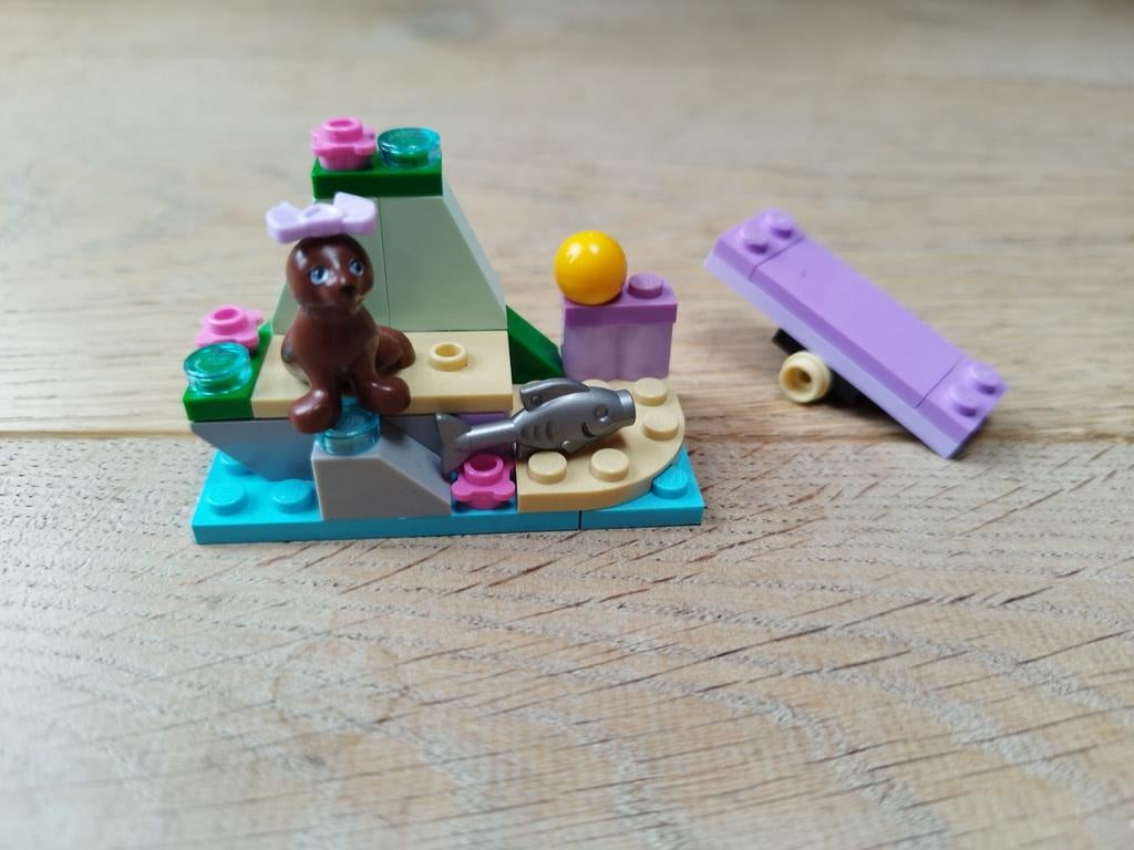 Lego Friends Zeehondje op eilandje, Gebruikt, Lego, Compleet, Friends