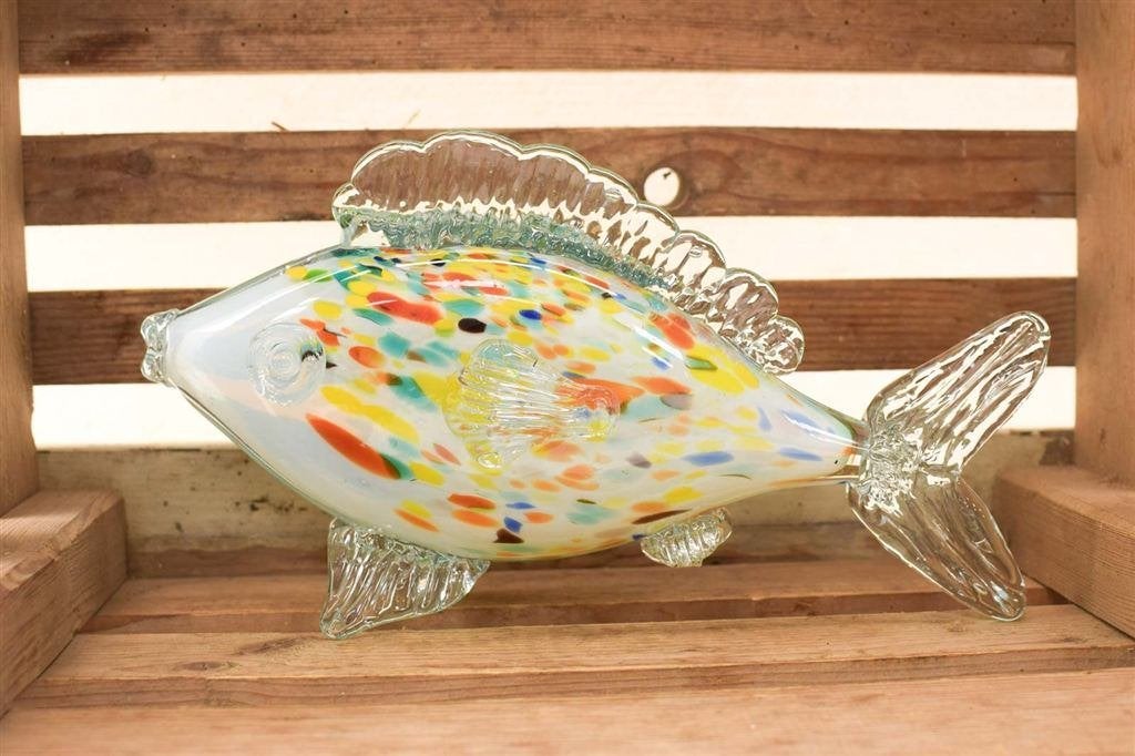 Murano Glazen beeld van een vis 49706, Ophalen of Verzenden, Gebruikt, Dier