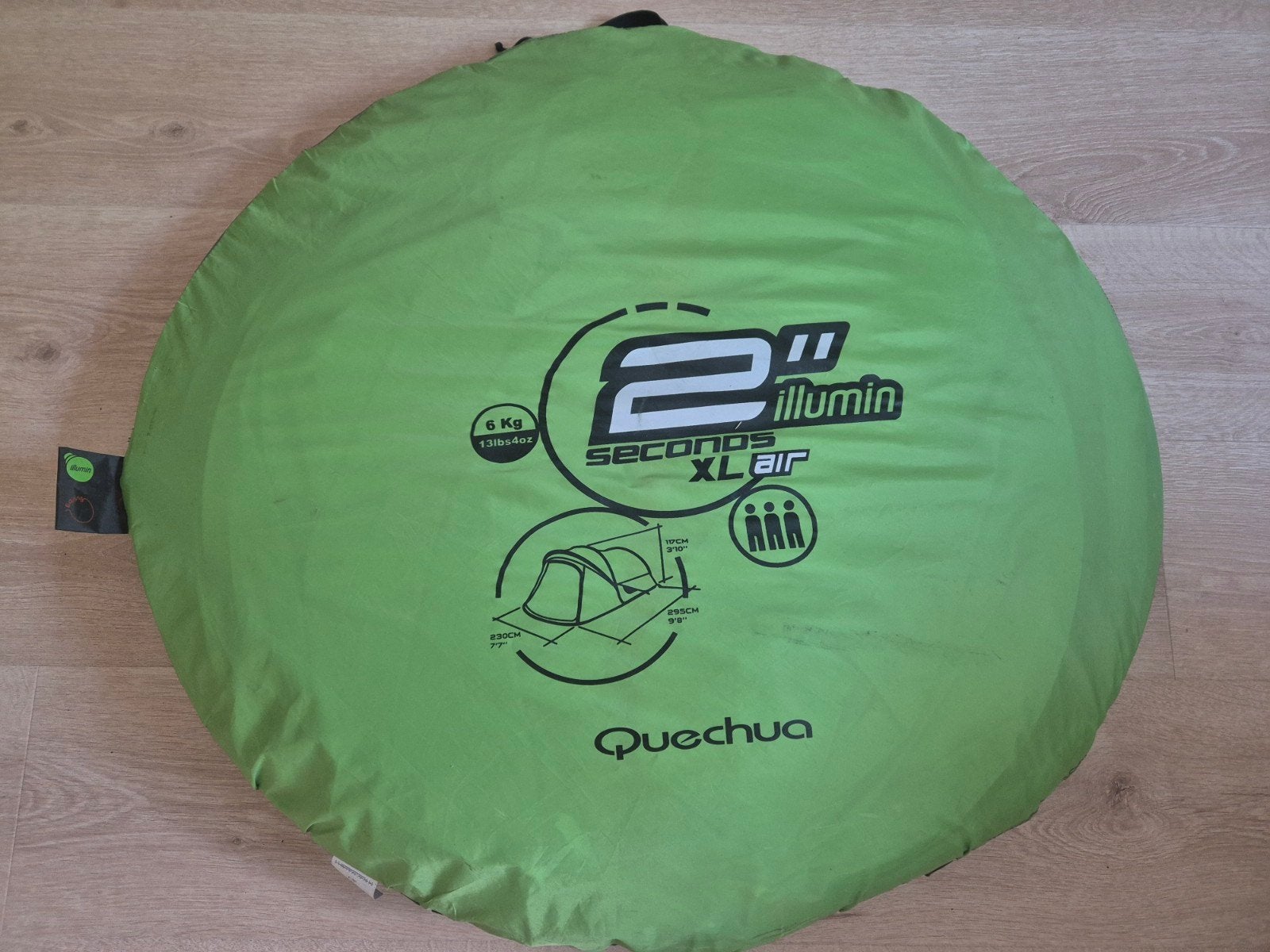 QUECHUA pop up tent, 2 seconds, 3 persoons, Caravans en Kamperen, Tenten, Ophalen of Verzenden