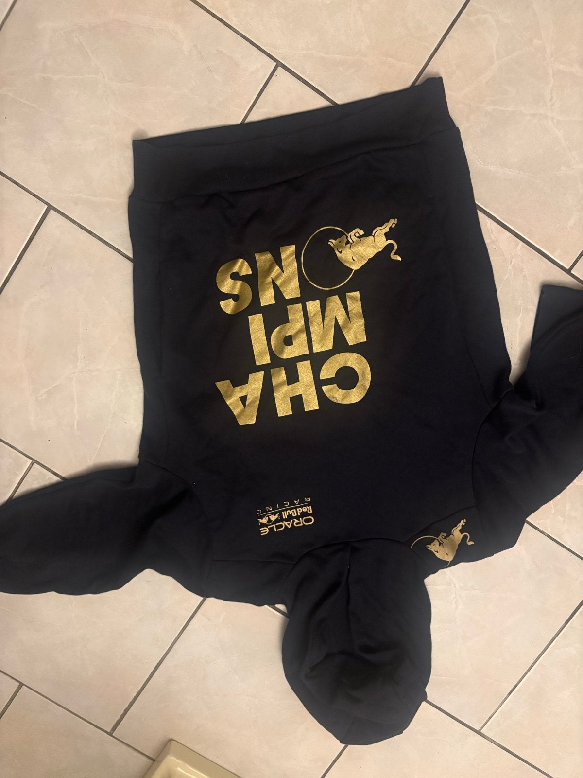 Red Bull Racing Champions Hoodie - Zwart/Goud, Ophalen of Verzenden, Zo goed als nieuw