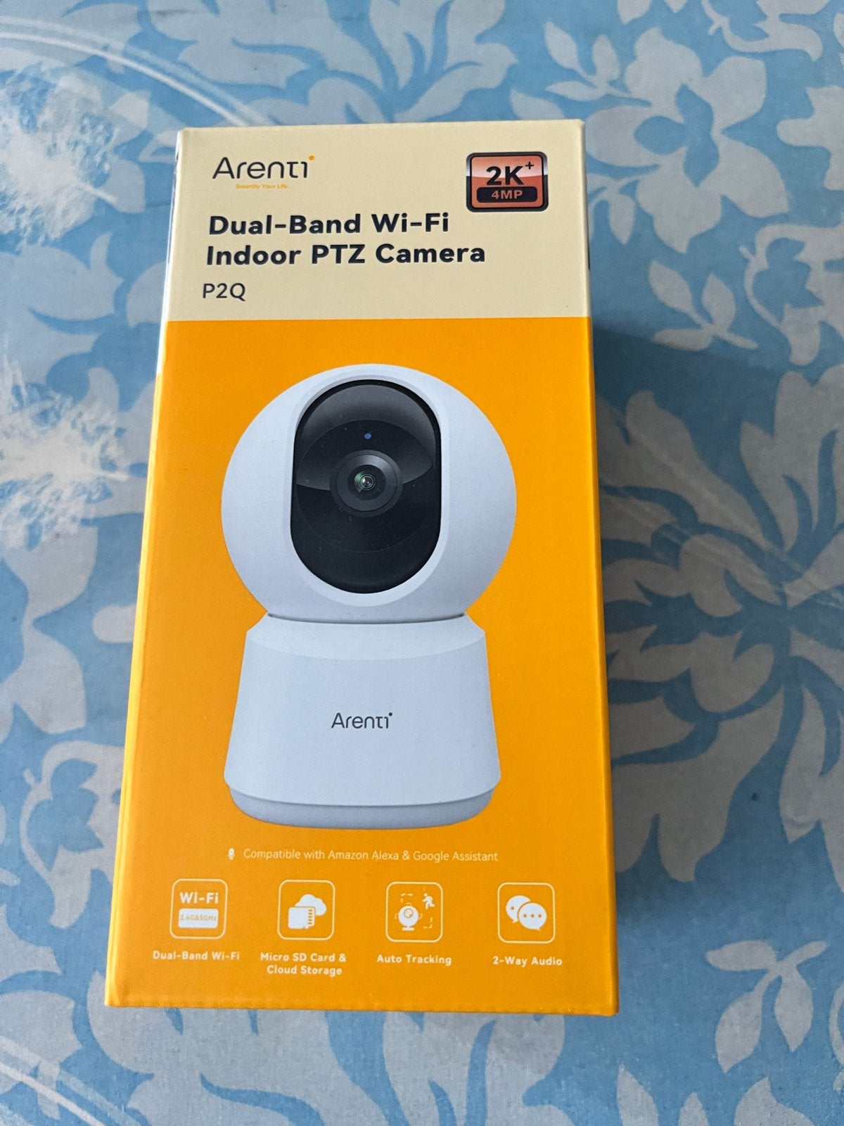 Arenti Dual-Band Wi-Fi Indoor PTZ Camera P2Q - Zo goed als n, Ophalen, Zo goed als nieuw