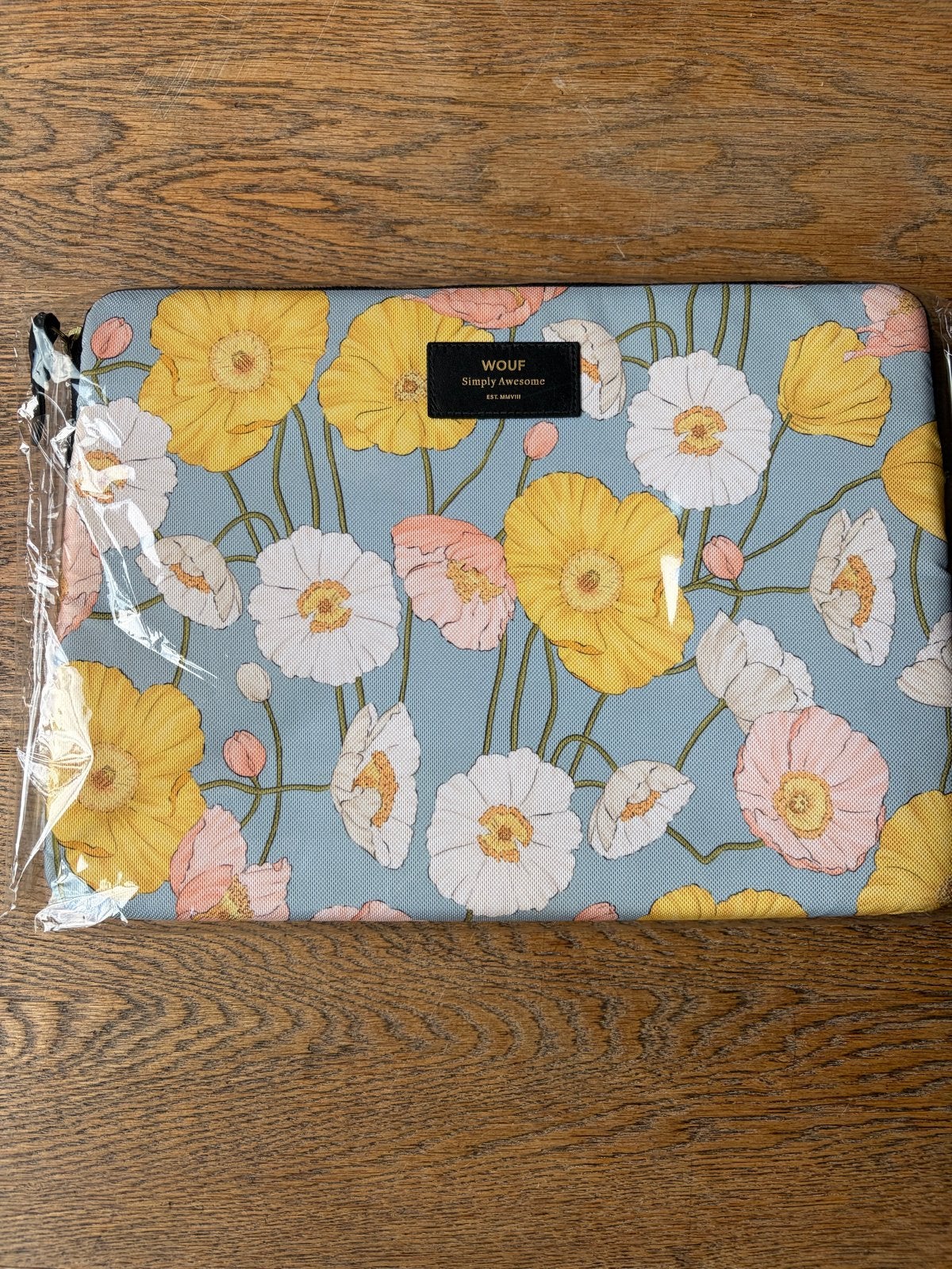 WOUF Laptophoes 13 inch - Bloemenprint, Computers en Software, Gevoerd laptopvak, Nieuw, Ophalen of Verzenden, 13 inch