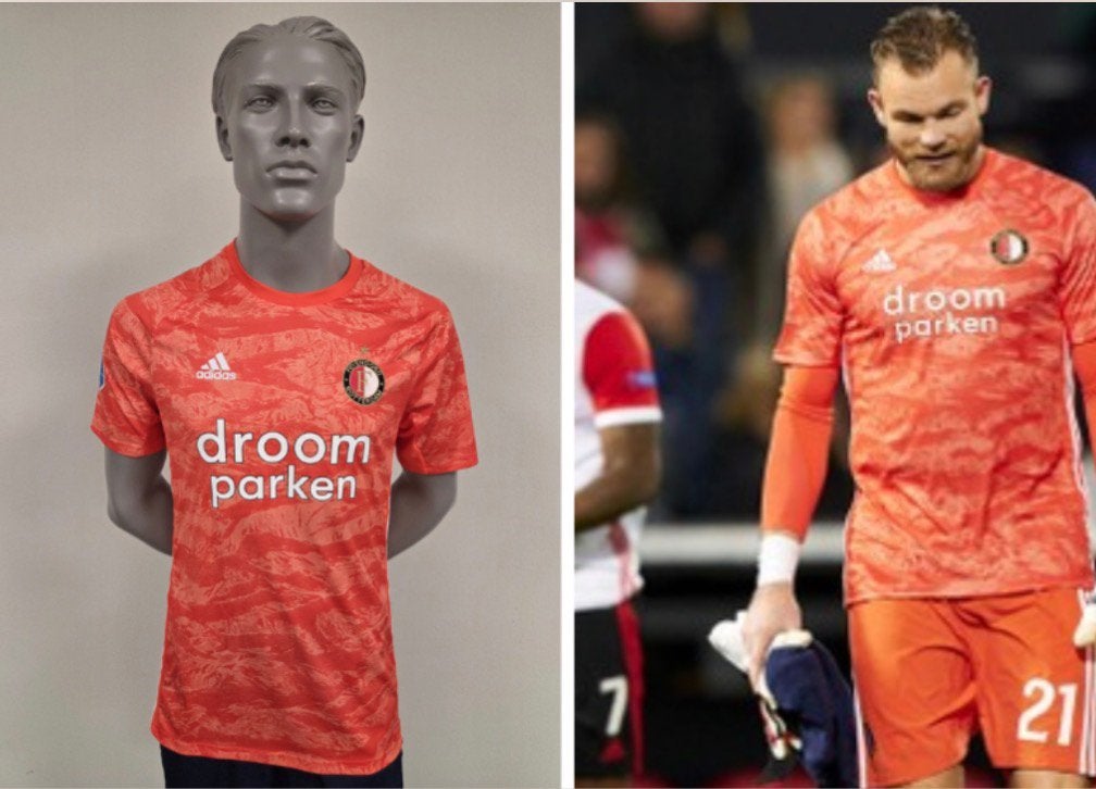 Nick Marsman, gesigneerd Feyenoord spelersshirt 2019-2020, Maat M, Ophalen of Verzenden, Shirt