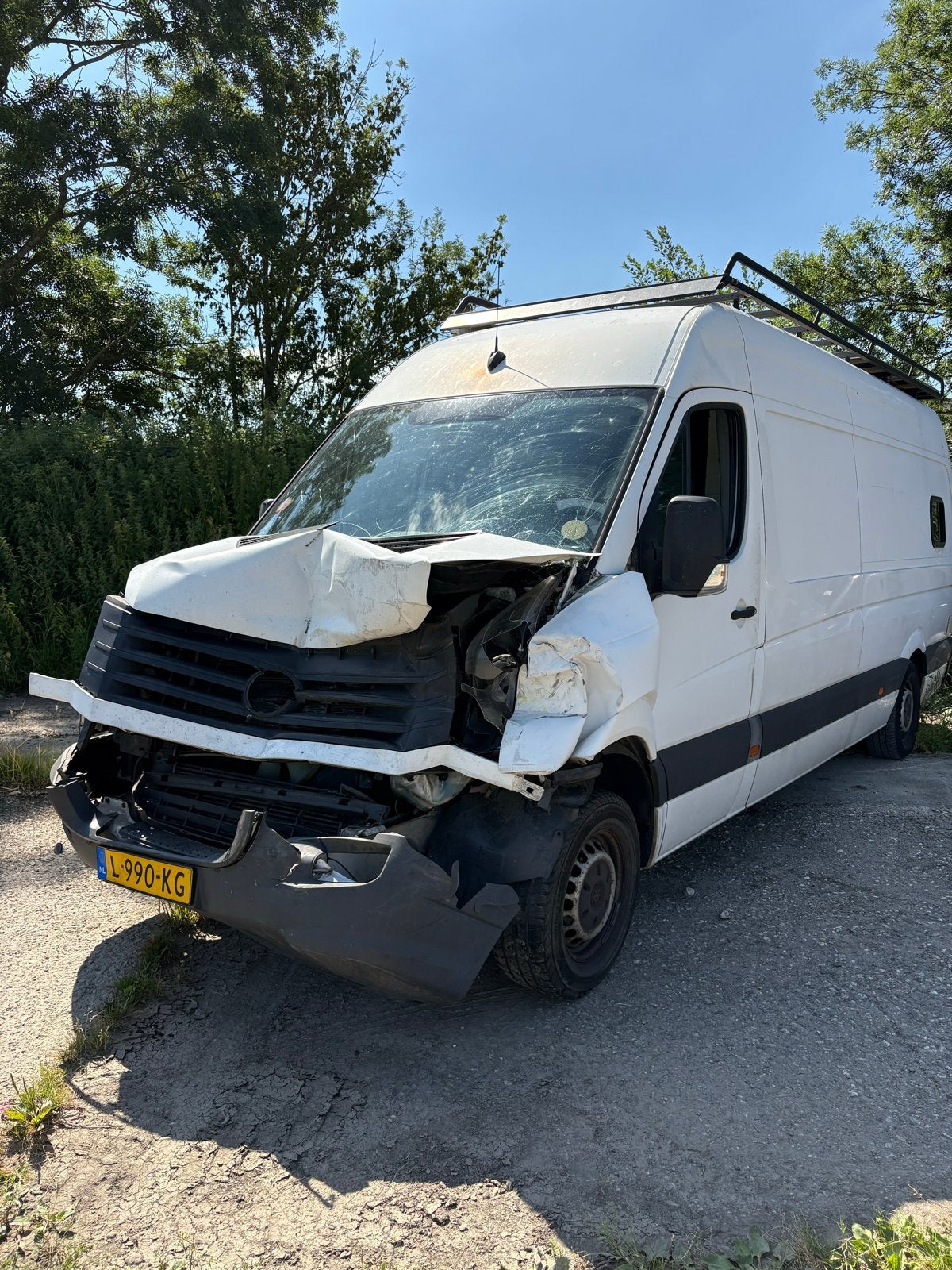 Vw Crafter wrak - Ideaal voor onderdelen, Auto-onderdelen, Ophalen of Verzenden, Gebruikt, Volkswagen