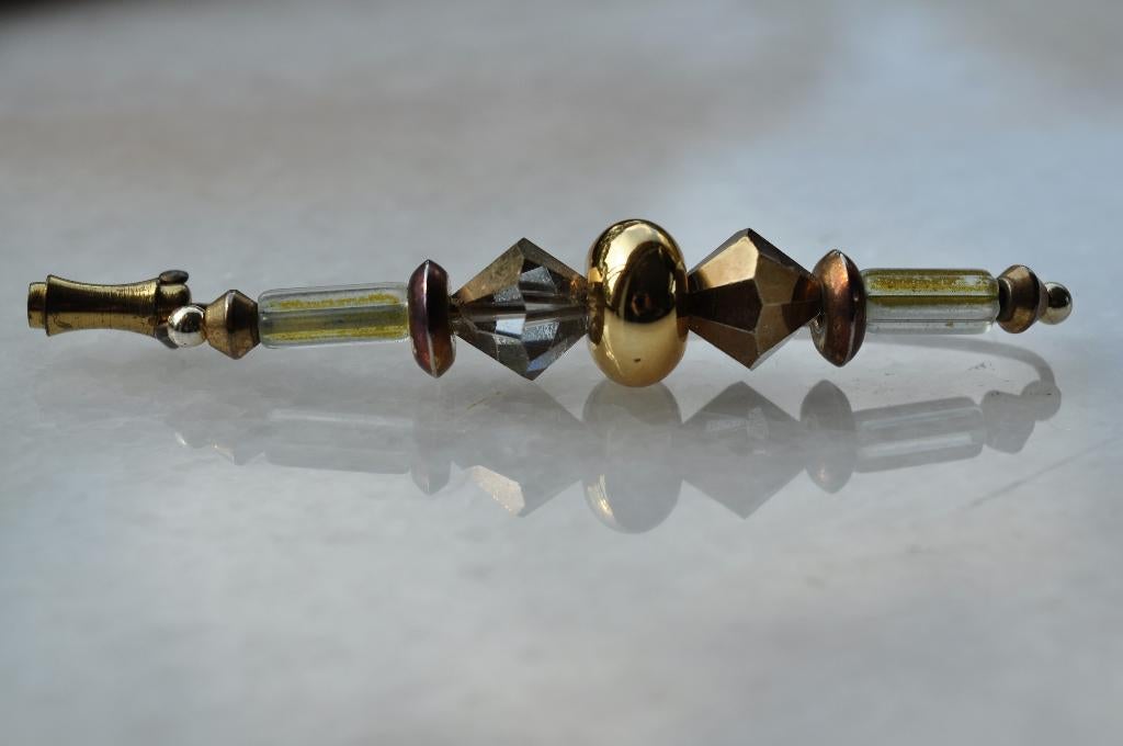 Vintage Broche 7,5 cm, Ophalen of Verzenden, Gebruikt, Overige materialen