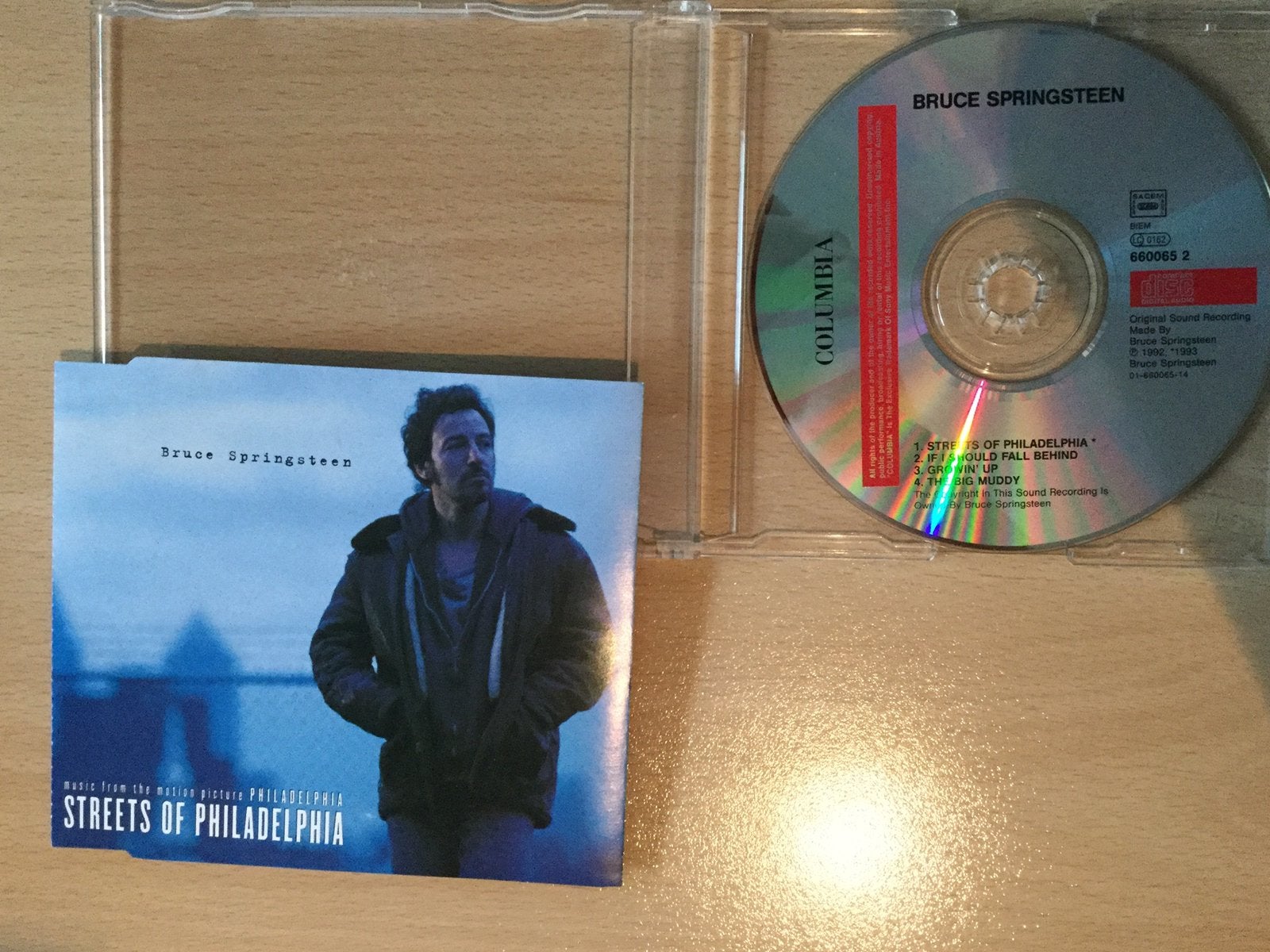 Bruce Springsteen-Streets of Philadelphia. 4-song, Ophalen of Verzenden, Zo goed als nieuw, Pop
