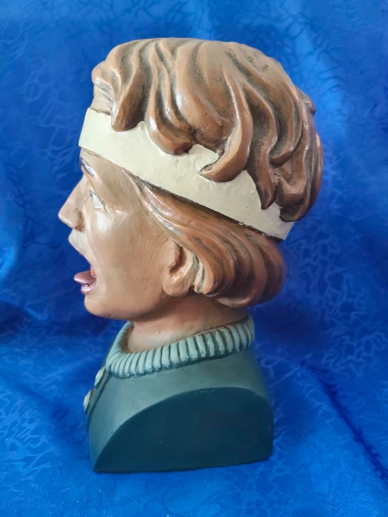 Vintage Gaper - Traditioneel Nederlands Apothekersbeeld, Ophalen, Gebruikt, Mens