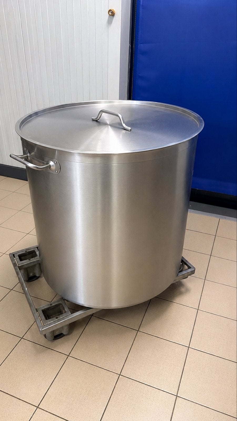 Grote RVS Kookketel met Deksel - Horeca Kwaliteit, Ophalen, Gebruikt