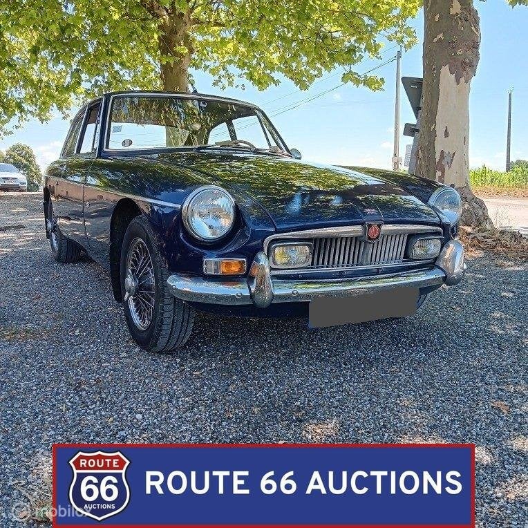 MG MGB GT | 1966 | Route 66 Auctions, Overige carrosserieën, Zwart, Bedrijf, Handgeschakeld