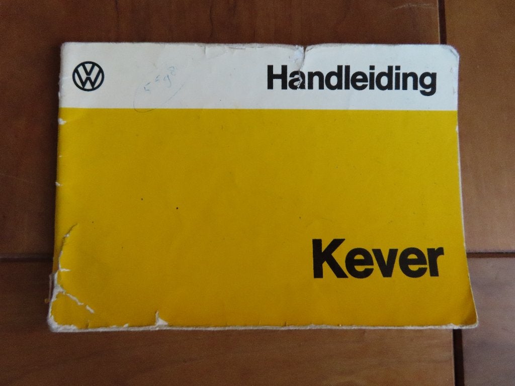 Instructieboek Volkswagen Kever 1200, VW Kever 1600 1975, Ophalen of Verzenden