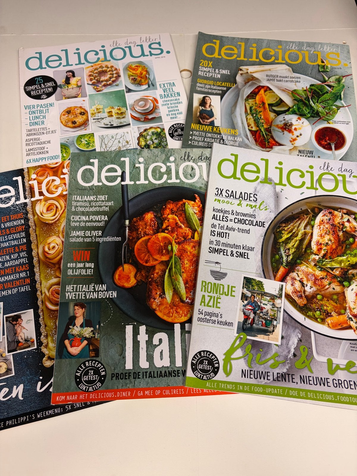 Delicious Magazine - Diverse nummers, Ophalen of Verzenden, Zo goed als nieuw, Overige typen