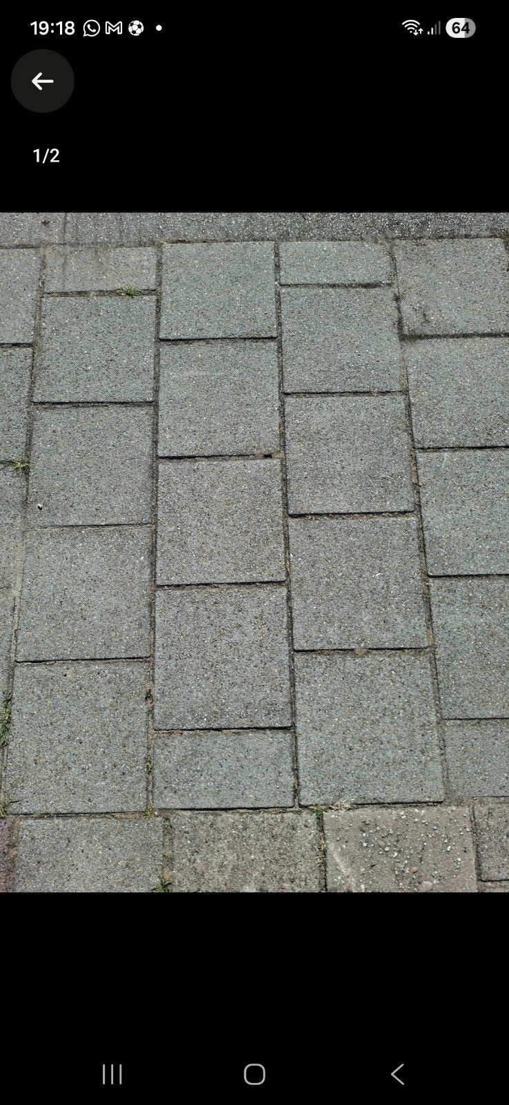 Gratis af te halen: Nette stoep/trottoir tegels, Ophalen